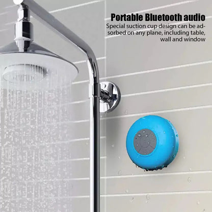 Mini Bluetooth Speaker Portable Waterproof Wireless Handsfree Speakers for Showers Bathroom Sucker Bluetooth Speaker Sound Box